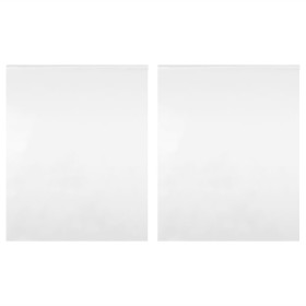 vidaXL Spiegelfolien 2 Stk. Selbstklebend 60x150 cm PET