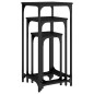 vidaXL Satztische 3 Stk. Schwarz Holzwerkstoff vidaXL Satztische 3 Stk. Schwarz Holzwerkstoff