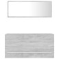 vidaXL 2-tlg. Badmöbel-Set Betongrau Holzwerkstoff vidaXL 2-tlg. Badmöbel-Set Betongrau Holzwerkstoff