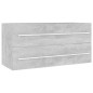 vidaXL 2-tlg. Badmöbel-Set Betongrau Holzwerkstoff vidaXL 2-tlg. Badmöbel-Set Betongrau Holzwerkstoff