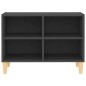 vidaXL TV-Schrank mit Massivholz-Beinen Grau 69,5x30x50 cm vidaXL TV-Schrank mit Massivholz-Beinen Grau 69,5x30x50 cm
