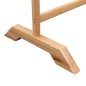 vidaXL Kleiderständer 2 Stk. Massivholz Eiche vidaXL Kleiderständer 2 Stk. Massivholz Eiche