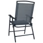 vidaXL 3-tlg. Bistro-Set Grau Stahl vidaXL 3-tlg. Bistro-Set Grau Stahl