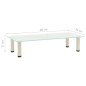 vidaXL TV-Tisch 80x35x17 cm Satiniertes Hartglas vidaXL TV-Tisch 80x35x17 cm Satiniertes Hartglas