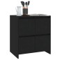 vidaXL Sideboards 2 Stk. Schwarz 70x41x75 cm Holzwerkstoff vidaXL Sideboards 2 Stk. Schwarz 70x41x75 cm Holzwerkstoff