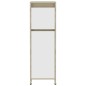 vidaXL Badezimmerschrank Weiß Sonoma-Eiche 30x30x95 cm Holzwerkstoff vidaXL Badezimmerschrank Weiß Sonoma-Eiche 30x30x95 cm Holzwerkstoff