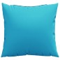 vidaXL Zierkissen 4 Stk. Türkis 60x60 cm Stoff vidaXL Zierkissen 4 Stk. Türkis 60x60 cm Stoff