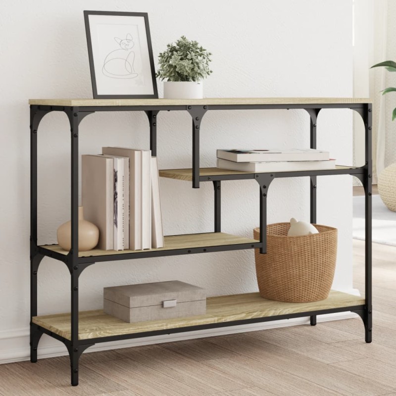 vidaXL Konsolentisch Sonoma-Eiche 100x30x75 cm Holzwerkstoff vidaXL Konsolentisch Sonoma-Eiche 100x30x75 cm Holzwerkstoff