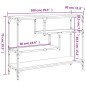 vidaXL Konsolentisch Sonoma-Eiche 100x30x75 cm Holzwerkstoff vidaXL Konsolentisch Sonoma-Eiche 100x30x75 cm Holzwerkstoff