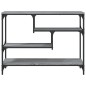 vidaXL Konsolentisch Grau Sonoma 100x30x75 cm Holzwerkstoff vidaXL Konsolentisch Grau Sonoma 100x30x75 cm Holzwerkstoff