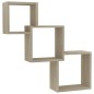 vidaXL Cube Wandregale Sonoma-Eiche 68x15x68 cm Holzwerkstoff vidaXL Cube Wandregale Sonoma-Eiche 68x15x68 cm Holzwerkstoff