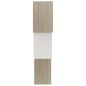 vidaXL Cube Wandregale Weiß Sonoma-Eiche 68x15x68 cm Holzwerkstoff vidaXL Cube Wandregale Weiß Sonoma-Eiche 68x15x68 cm Holzwerkstoff