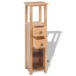 vidaXL Eckschrank 26x26x94 cm Massivholz Eiche vidaXL Eckschrank 26x26x94 cm Massivholz Eiche