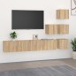 vidaXL TV-Wandschrank Sonoma-Eiche Holzwerkstoff vidaXL TV-Wandschrank Sonoma-Eiche Holzwerkstoff