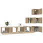 vidaXL TV-Wandschrank Sonoma-Eiche Holzwerkstoff vidaXL TV-Wandschrank Sonoma-Eiche Holzwerkstoff