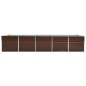 vidaXL Garten-Hochbeet Verzinkter Stahl 400x80x45 cm Braun vidaXL Garten-Hochbeet Verzinkter Stahl 400x80x45 cm Braun