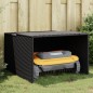 vidaXL Mähroboter-Garage Schwarz 86x90x52/57 cm Poly Rattan vidaXL Mähroboter-Garage Schwarz 86x90x52/57 cm Poly Rattan