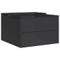 vidaXL Mähroboter-Garage Schwarz 86x90x52/57 cm Poly Rattan vidaXL Mähroboter-Garage Schwarz 86x90x52/57 cm Poly Rattan