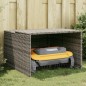 vidaXL Mähroboter-Garage Grau 86x90x52/57 cm Poly Rattan vidaXL Mähroboter-Garage Grau 86x90x52/57 cm Poly Rattan