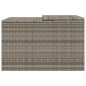 vidaXL Mähroboter-Garage Grau 86x90x52/57 cm Poly Rattan vidaXL Mähroboter-Garage Grau 86x90x52/57 cm Poly Rattan