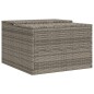vidaXL Mähroboter-Garage Grau 86x90x52/57 cm Poly Rattan vidaXL Mähroboter-Garage Grau 86x90x52/57 cm Poly Rattan