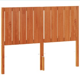 vidaXL Kopfteil Wachsbraun 135 cm Massivholz Kiefer