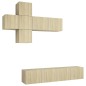 vidaXL 7-tlg. TV-Schrank-Set Sonoma-Eiche Holzwerkstoff vidaXL 7-tlg. TV-Schrank-Set Sonoma-Eiche Holzwerkstoff