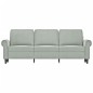 vidaXL 3-Sitzer-Sofa Hellgrau 180 cm Samt vidaXL 3-Sitzer-Sofa Hellgrau 180 cm Samt