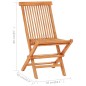 vidaXL 3-tlg. Bistroset mit Cremeweißen Kissen Massivholz Teak vidaXL 3-tlg. Bistroset mit Cremeweißen Kissen Massivholz Teak
