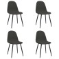 vidaXL Esszimmerstühle 4 Stk. 45x53,5x83 Schwarz Kunstleder vidaXL Esszimmerstühle 4 Stk. 45x53,5x83 Schwarz Kunstleder
