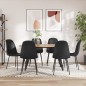 vidaXL Esszimmerstühle 6 Stk. Schwarz Kunstleder vidaXL Esszimmerstühle 6 Stk. Schwarz Kunstleder