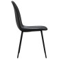 vidaXL Esszimmerstühle 6 Stk. Schwarz Kunstleder vidaXL Esszimmerstühle 6 Stk. Schwarz Kunstleder