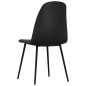vidaXL Esszimmerstühle 6 Stk. Schwarz Kunstleder vidaXL Esszimmerstühle 6 Stk. Schwarz Kunstleder