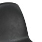 vidaXL Esszimmerstühle 6 Stk. Schwarz Kunstleder vidaXL Esszimmerstühle 6 Stk. Schwarz Kunstleder