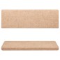 vidaXL Treppenmatten 5 Stk. Braun 65x21x4 cm Nadelvlies vidaXL Treppenmatten 5 Stk. Braun 65x21x4 cm Nadelvlies