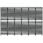 vidaXL Paravent 6-tlg. Schwarz Poly Rattan vidaXL Paravent 6-tlg. Schwarz Poly Rattan