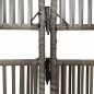 vidaXL Paravent 6-tlg. Grau Poly Rattan vidaXL Paravent 6-tlg. Grau Poly Rattan
