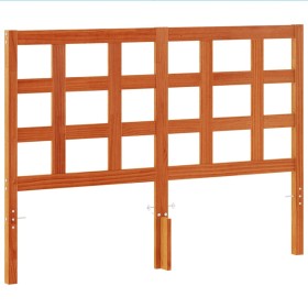 vidaXL Kopfteil Wachsbraun 135 cm Massivholz Kiefer