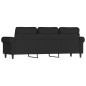 vidaXL 3-Sitzer-Sofa Schwarz 180 cm Samt vidaXL 3-Sitzer-Sofa Schwarz 180 cm Samt
