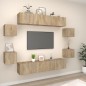 vidaXL 8-tlg. TV-Schrank-Set Sonoma-Eiche Holzwerkstoff vidaXL 8-tlg. TV-Schrank-Set Sonoma-Eiche Holzwerkstoff