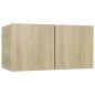 vidaXL 7-tlg. TV-Schrank-Set Sonoma-Eiche Holzwerkstoff vidaXL 7-tlg. TV-Schrank-Set Sonoma-Eiche Holzwerkstoff