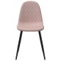 vidaXL Esszimmerstühle 4 Stk. Rosa Samt vidaXL Esszimmerstühle 4 Stk. Rosa Samt