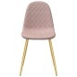 vidaXL Esszimmerstühle 6 Stk. Rosa Samt vidaXL Esszimmerstühle 6 Stk. Rosa Samt