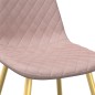 vidaXL Esszimmerstühle 6 Stk. Rosa Samt vidaXL Esszimmerstühle 6 Stk. Rosa Samt