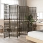 vidaXL Paravent 6-tlg. Braun Poly Rattan vidaXL Paravent 6-tlg. Braun Poly Rattan