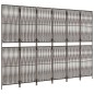 vidaXL Paravent 6-tlg. Braun Poly Rattan vidaXL Paravent 6-tlg. Braun Poly Rattan