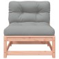 vidaXL Gartensofa ohne Armlehnen mit Kissen und Hocker vidaXL Gartensofa ohne Armlehnen mit Kissen und Hocker