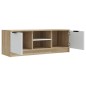 vidaXL TV-Schrank Weiß und Sonoma-Eiche 102x35x36,5 cm Holzwerkstoff vidaXL TV-Schrank Weiß und Sonoma-Eiche 102x35x36,5 cm Holzwerkstoff