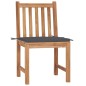 Gartenstühle 2 Stk. mit Kissen Massivholz Teak Gartenstühle 2 Stk. mit Kissen Massivholz Teak