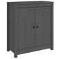 vidaXL Sideboards 2 Stk. Grau 70x35x80 cm Massivholz Kiefer vidaXL Sideboards 2 Stk. Grau 70x35x80 cm Massivholz Kiefer